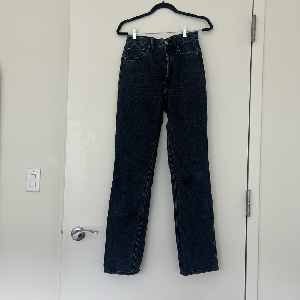 Denim Forum Joni High Rise Loose - black, size 24